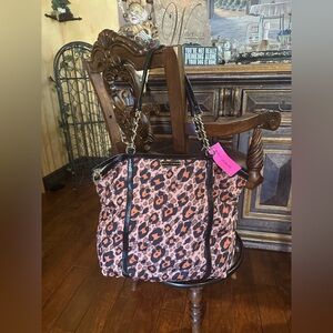 Betsey Johnson Cheetah Boom Boom Women's Bag